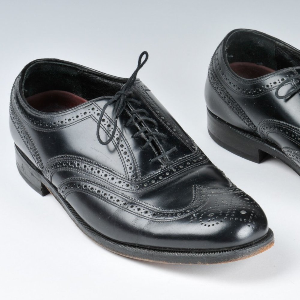 Mens Florsheim Lexington Wing Tip  Oxford Shoe Size 9 1/2 EEE {EX+} - Picture 2 of 8